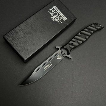 Универсальный ручной инструмент M390, складной, Мангуст финка, 28 см &mdash; 170 г ( черный ) &mdash; купить в BladeCore